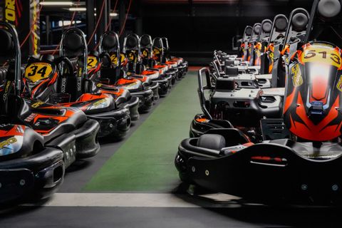 Detaliu al unui kart CRG Centurion nou din flota Red Motor